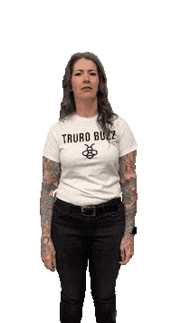 Nope Sticker by Truro Buzz