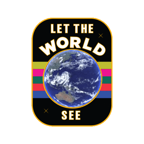 World Jesus Sticker by Hope Singapore