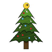 christmas tree Sticker by Bowlero