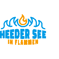 HeederSeeinFlammen heede heeder see heeder see in flammen Sticker