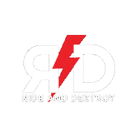 RideAndDestroy motorcycle destroy wheelie fmx Sticker