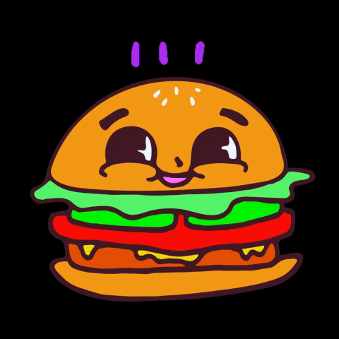 uglypickleco giphygifmaker yummy eat burger GIF