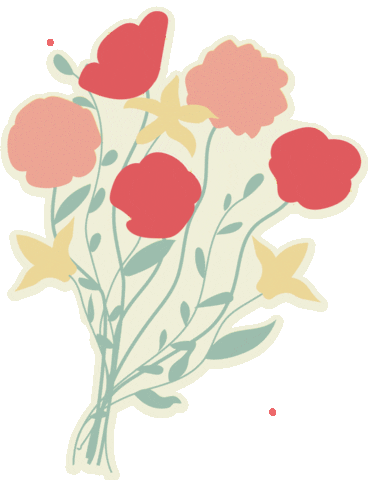 Flower Sticker by La Belle Boucle