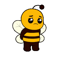 Sad Excuse Me Sticker by Plan Bee Studios