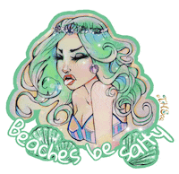 Beach Pastel Sticker by THSeaSiren