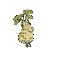 Plant Luna Sticker