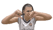 Thumb Down Sucks Sticker by Kent Crusaders Basketball