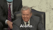 Lindsey Graham Aloha GIF by GIPHY News