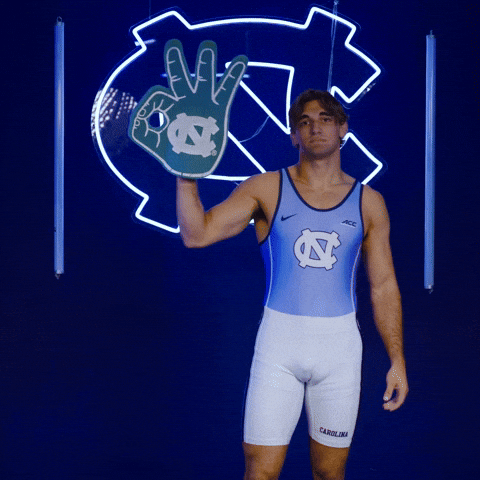 University Of North Carolina Wrestling GIF by UNC Tar Heels