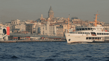 Galata Tower Sea GIF by Go Turkey