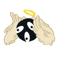 marxmushroom scared angel wings fear Sticker