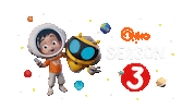 Cartoon Space Sticker by Creative Bara
