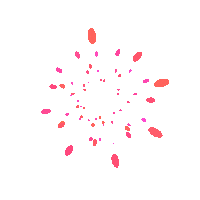 Pink 3D Sticker by Quasi Crystals