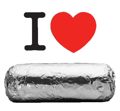 heart love Sticker by Chipotle Mexican Grill