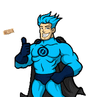 snusHERO hero onlineshop snus snushero Sticker