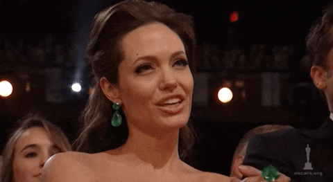 angelina jolie thank you GIF by The Academy Awards