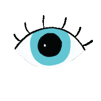 Blinking Blue Eyes Sticker by golden freckles