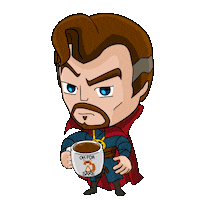 Benedict Cumberbatch Coffee Sticker by Spider-Man