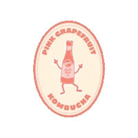 Pink Grapefruit Sticker by Remedy Drinks