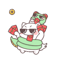 Happy Dance Sticker by Creative Unicorn