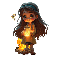 Marshmallows Lightening Bugs Sticker