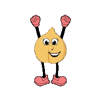 Happy Bean Sticker by Jennifer Greenhill