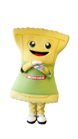 Hungry Mascot Sticker by Buerger Maultaschen