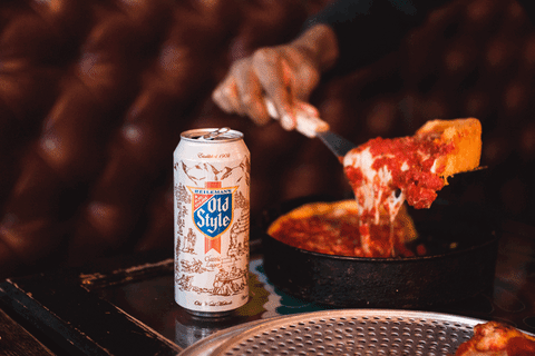 deep dish pizza GIF