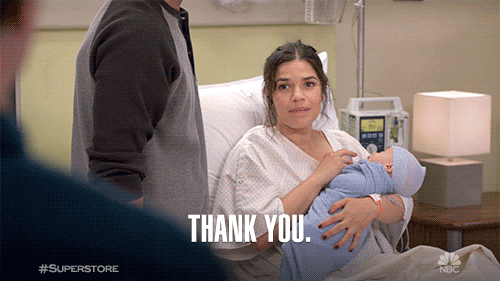 america ferrera thank you GIF by Superstore