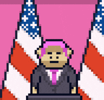Struggling Donald Trump GIF by SMOL