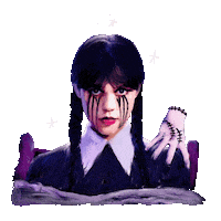 Tim Burton Netflix Sticker by Mirror