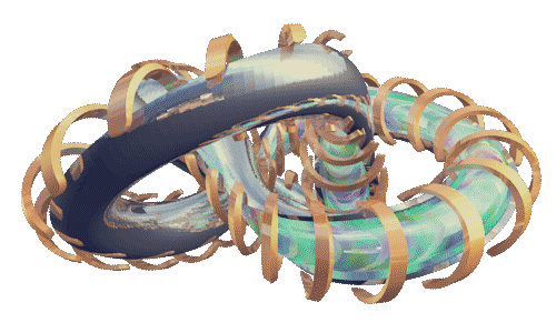 Figure Eight 3D Sticker by Vince Mckelvie