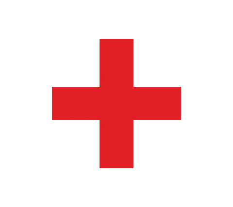 Red Cross Help Sticker by Peach_Slices