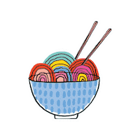 Asian Food Illustration Sticker by Pipsticks