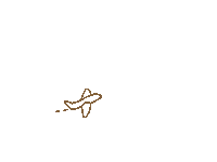 Travel Plane Sticker