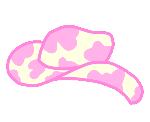 happy_cata giphyupload pink hat cowboy Sticker
