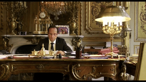 francois hollande travail GIF by franceinfo