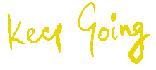 Keep Going Never Give Up Sticker by Digital Pratik