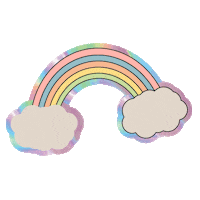Arco-Iris Nuvem Sticker by Kiki