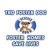 Trd Fosterdog Sticker by The Rescued Dog