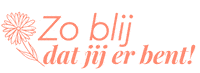 Partoukinderopvang blij compliment bloem complimentendag Sticker
