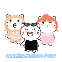 Happy Cat Sticker by KIKI