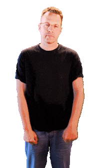 Awesome In Your Face Sticker by The Swan Collective