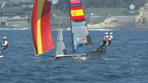 benremocker giphyupload penalty tokyo 2020 49erfx medal race GIF