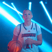 Womens Basketball Go Cards GIF by Louisville Cardinals