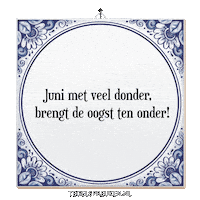 Humor Storm Sticker by Tegelspreuken.nl