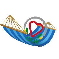 Chill Hammock Sticker by Visual Beesy