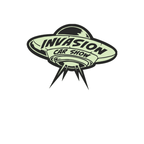 InvasionCarShow dallas ufo invasion deepellum Sticker