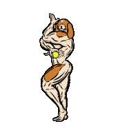 Dog Ball Sticker