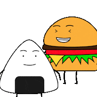 食べ物 Rice Ball Sticker